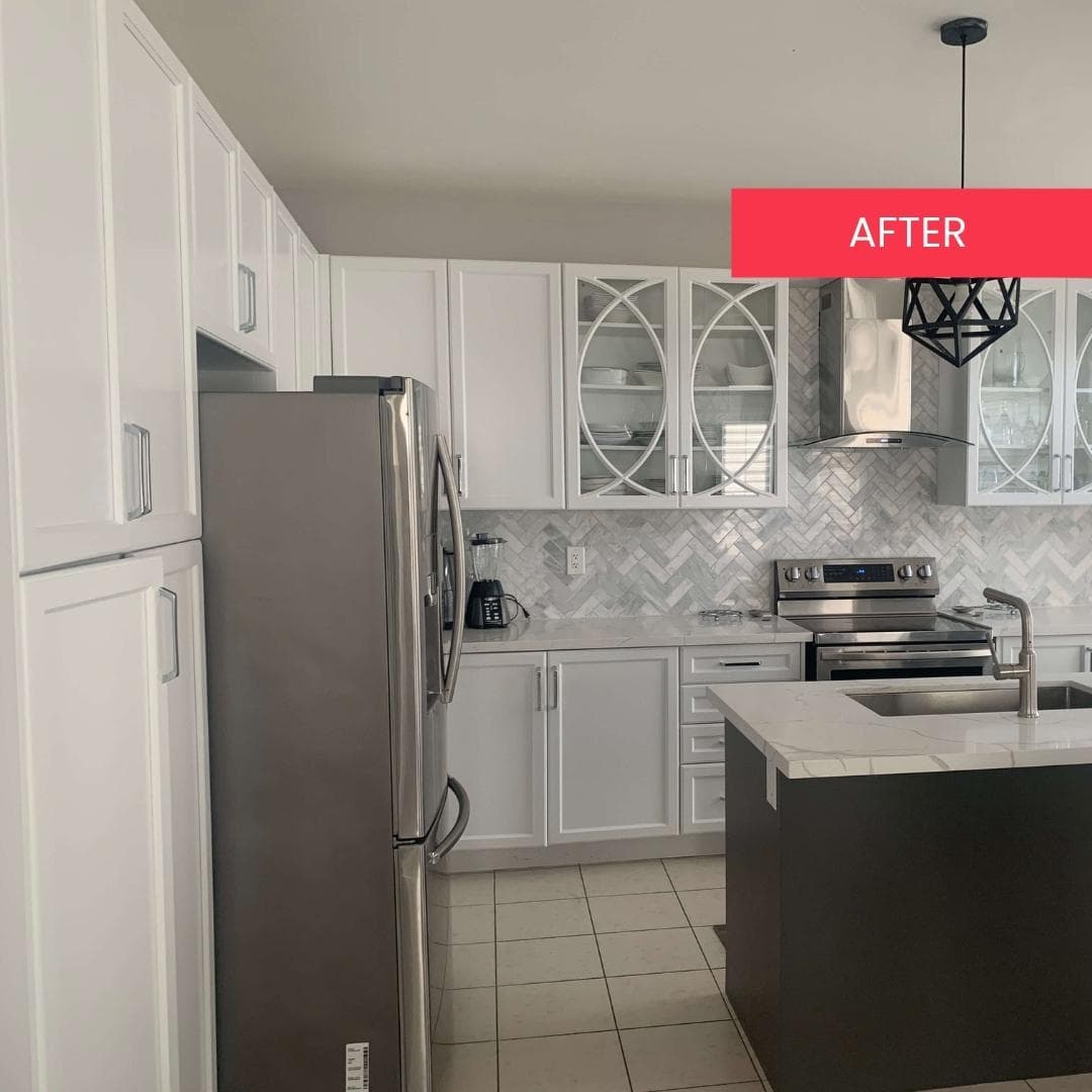 Professionally renewed kitchen cabinetry available to Etobicoke homeowners