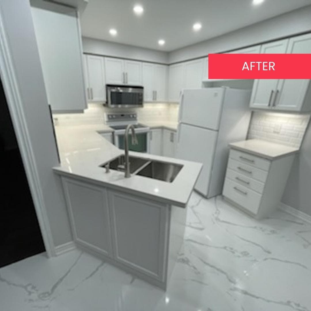 Professionally renewed kitchen cabinetry available to Scarborough homeowners